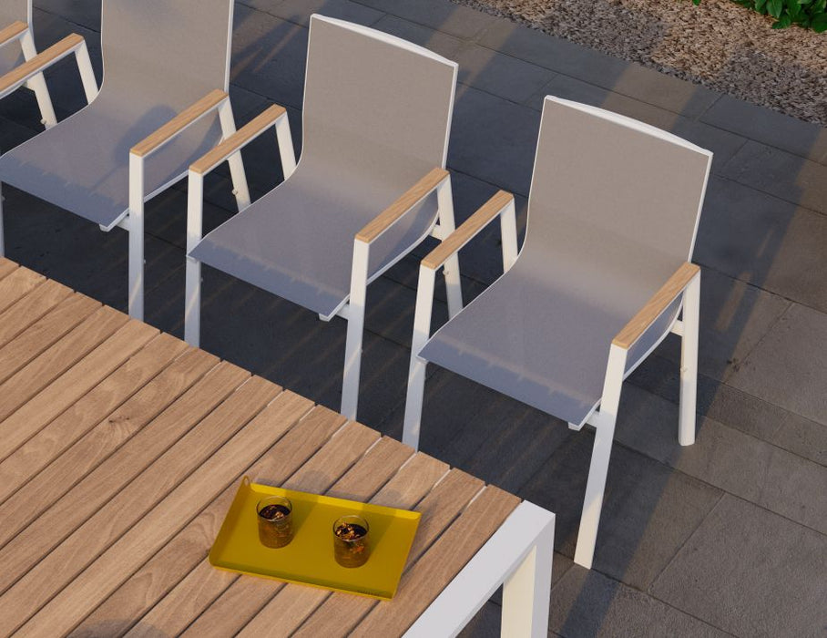 Vydel Table - Outdoor - 300cm x 110cm - White