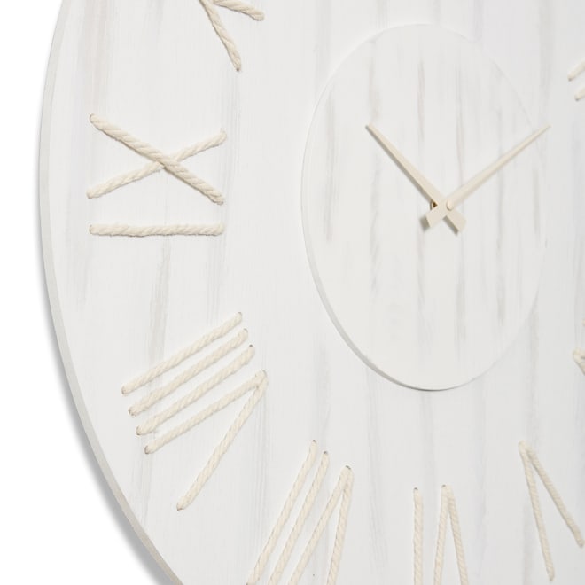Camden Wall Clock - White Wash, 68cm (H)