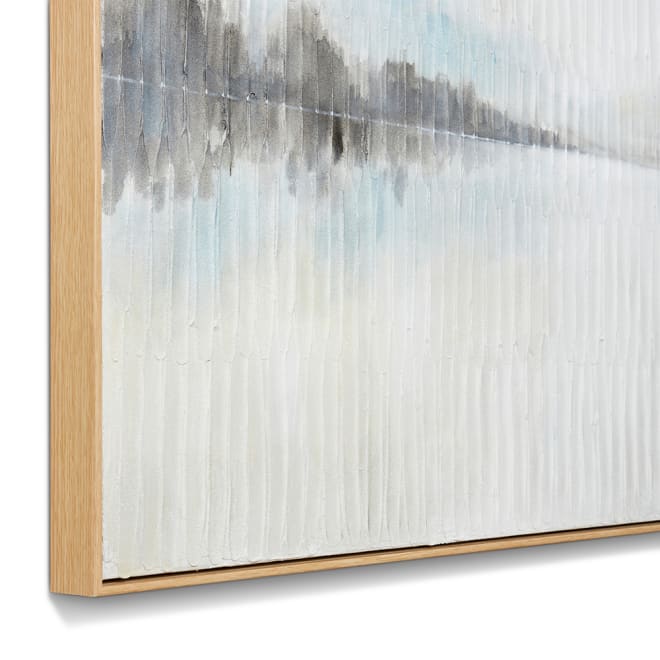 Sea Lake Hand Painted Wall Art - Mixed, 75cm (H)