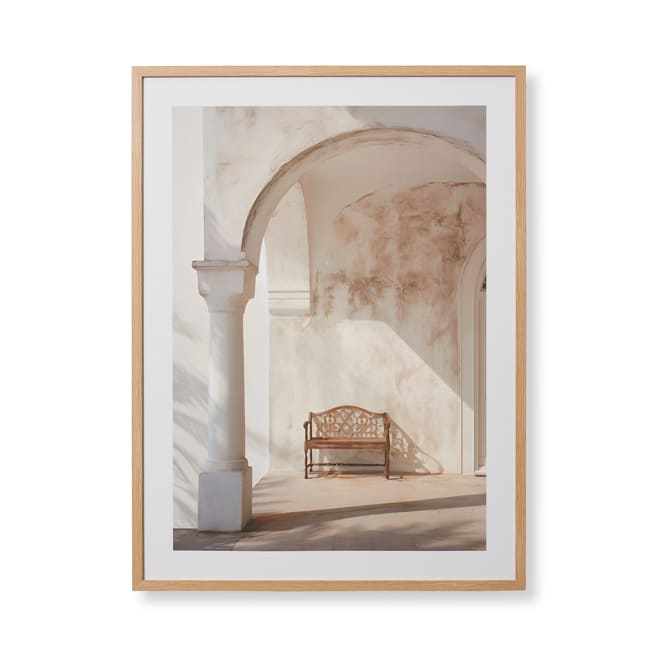 Early Summer Framed Wall Art - Stone, 120cm (H)
