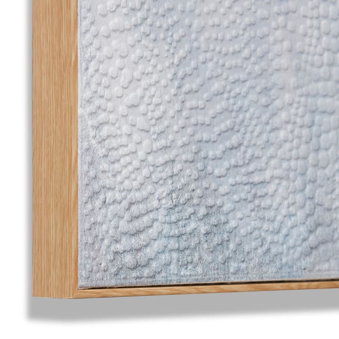 Mara Framed Wall Art - Blue, 120cm (H)