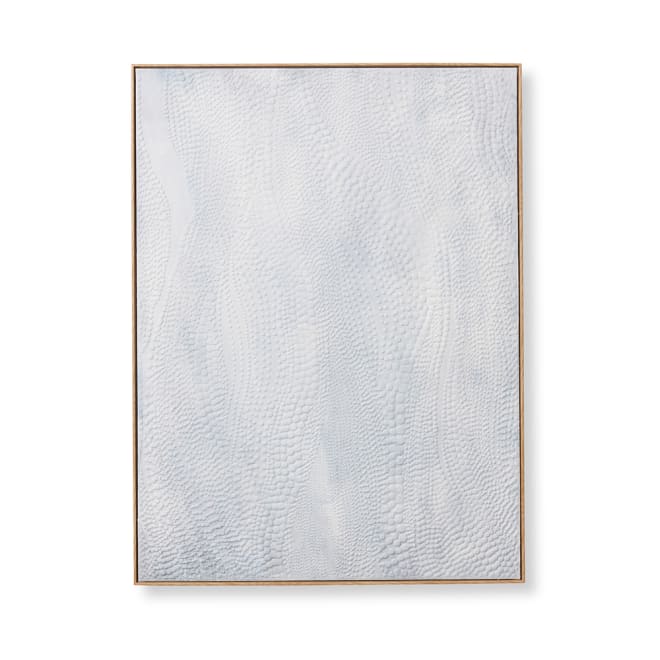 Mara Framed Wall Art - Blue, 120cm (H)