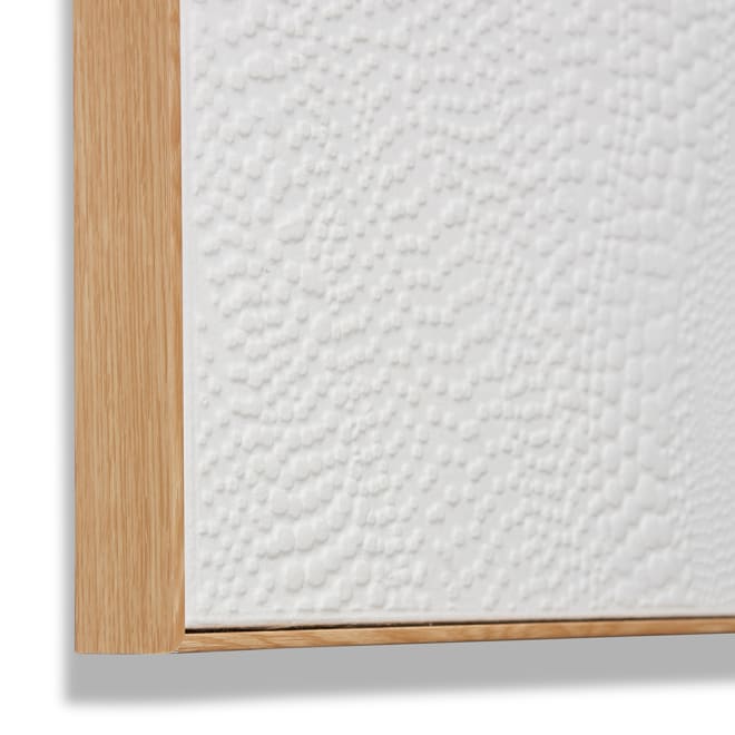 Mara Framed Wall Art - White, 120cm (H)