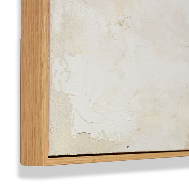 Fossil Hand Painted Wall Art - Beige, 150cm (H)