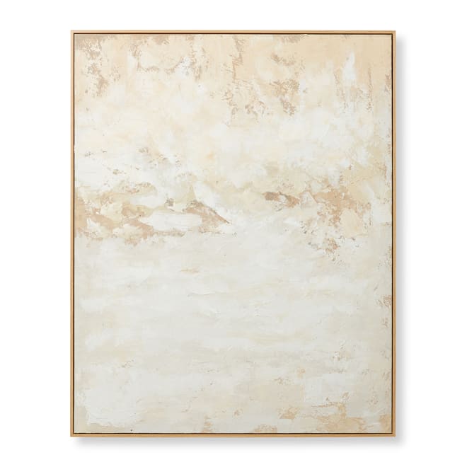 Fossil Hand Painted Wall Art - Beige, 150cm (H)