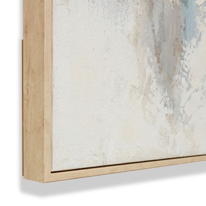 Laquan Hand Painted Wall Art - Blue, 150cm (H)