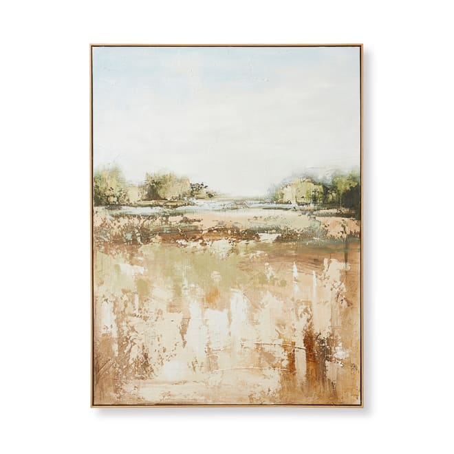 Bushland Hand Painted Wall Art - Mixed, 120cm (H)