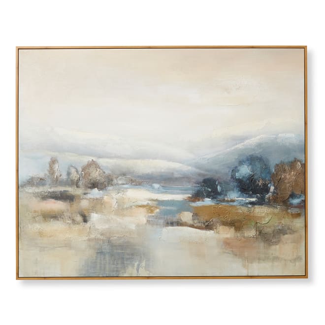 Unwind Hand Painted Wall Art - Mixed, 120cm (H)