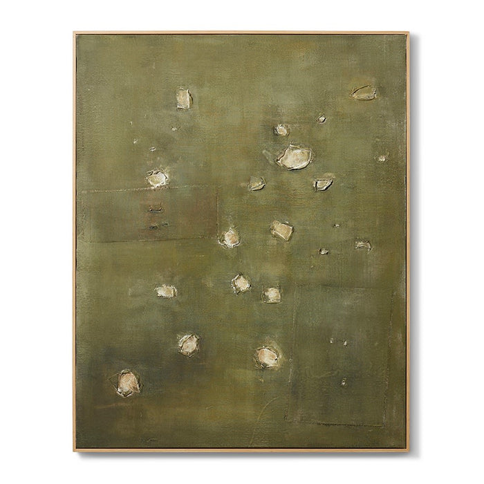 Sekou (DS) Hand Painted Wall A - Green, 150cm (H)