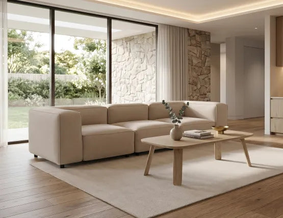 Mateo Coffee Table - Rectangle - Natural Ash - 120cm