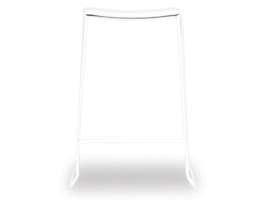 Ardent Stool - White - White Pad