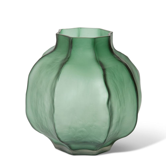 Rotimi Round Vase - Green, 28cm (H)