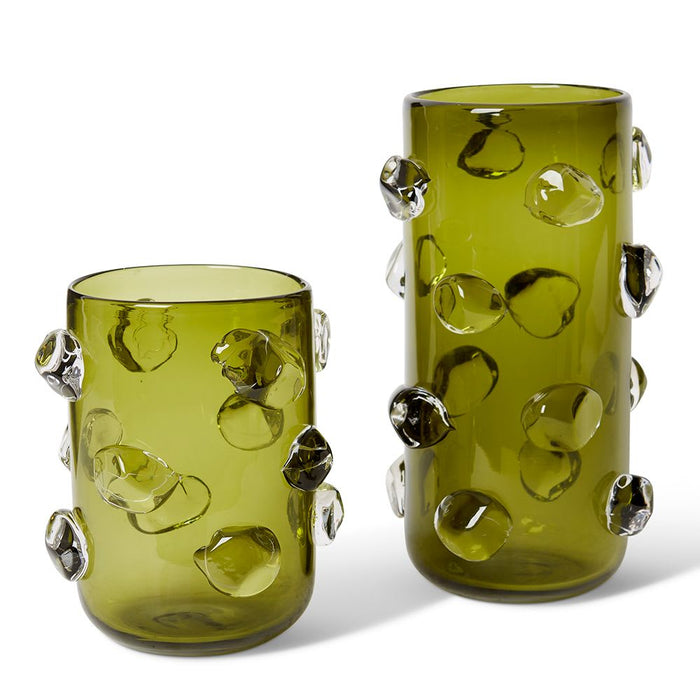 Isoke Vase - Green, 23cm (H)