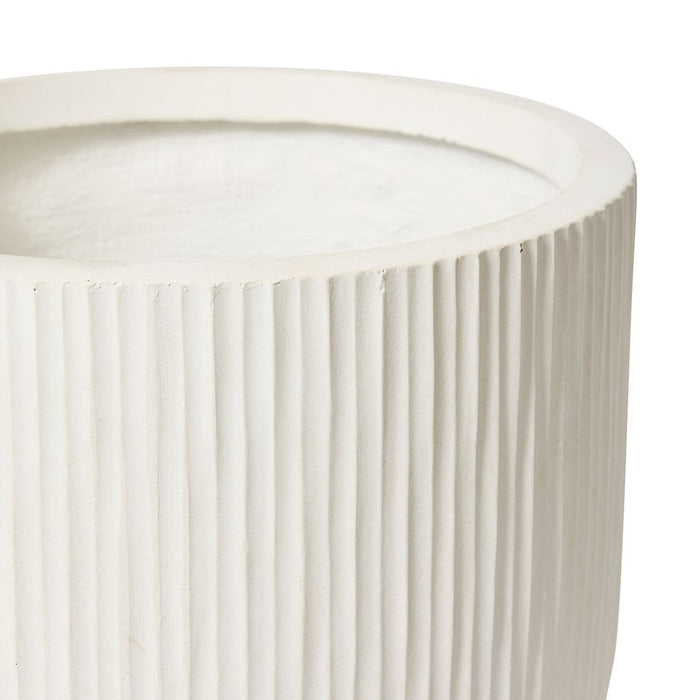 Tenesha Fibrestone Planter S3 - Beige