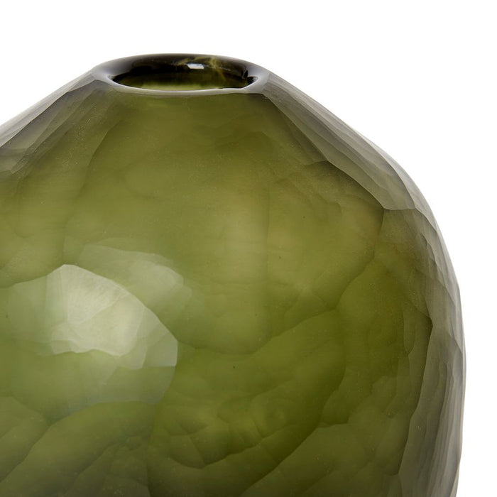 Kimoni Vase - Green, 17cm (H)