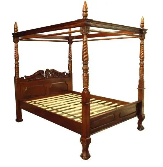 Hudson Furniture Queen Anne Four Poster Bed - Queen Size