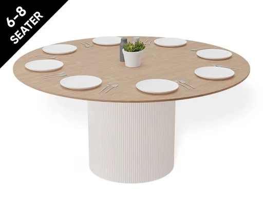 Level Large Round Mimi Dining Table