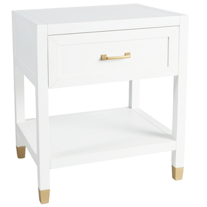 Canvas and Sasson Guild Bedside Table