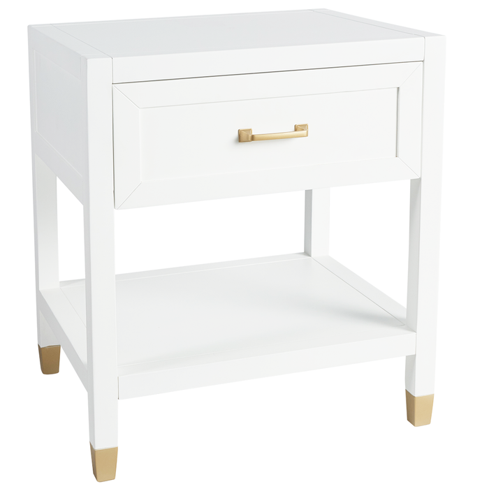 Canvas and Sasson Guild Bedside Table