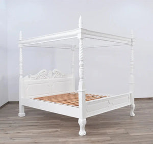 Hudson Furniture Queen Anne Four Poster Bed - Queen Size