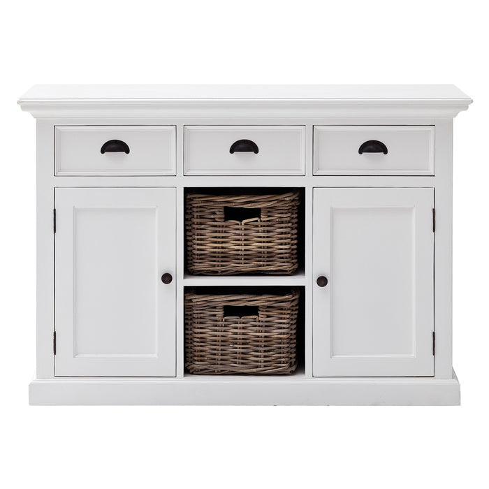 NovaSolo Halifax Buffet with 2 baskets WHITE