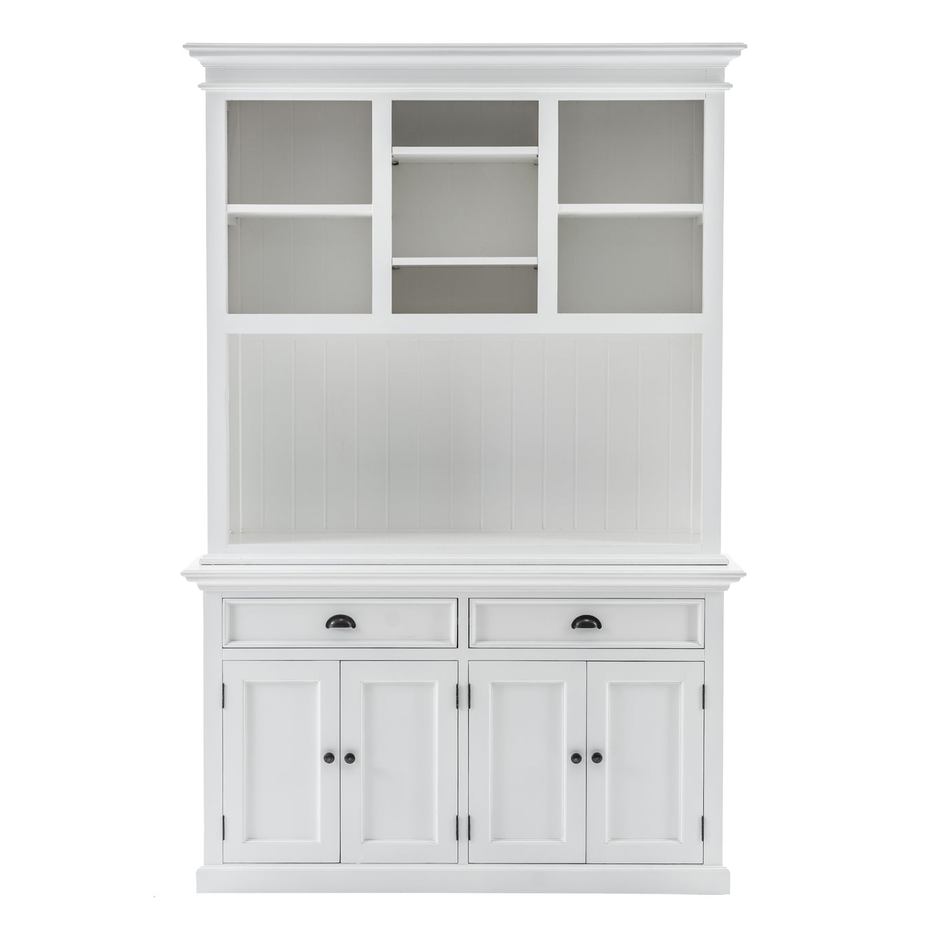 NovaSolo Halifax Buffet Hutch Unit with 2 Adjustable Shelves
