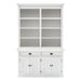 NovaSolo Halifax Buffet Hutch Unit with 8 Shelves