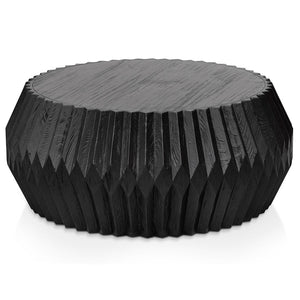 Calibre Furniture Vickie Wooden Coffee Table - Brushed Black