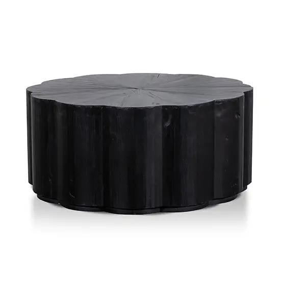 Calibre Furniture Danica 100cm Round Coffee Table - Full Black