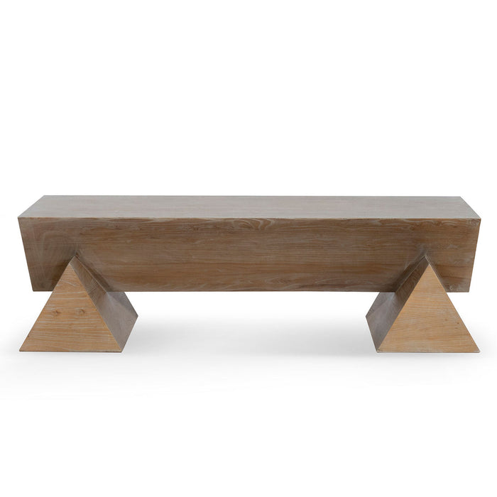 Calibre Furniture Davila 1.52m Elm Coffee Table - Natural