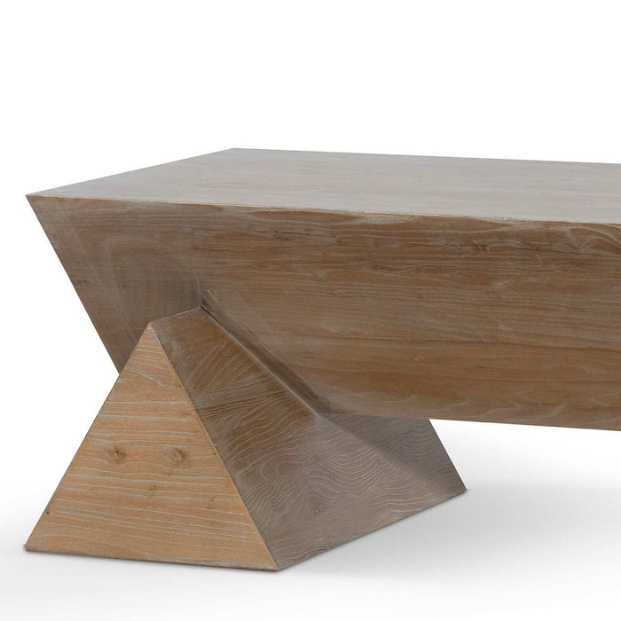 Calibre Furniture Davila 1.52m Elm Coffee Table - Natural