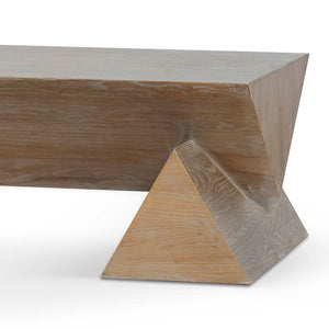 Calibre Furniture Davila 1.52m Elm Coffee Table - Natural