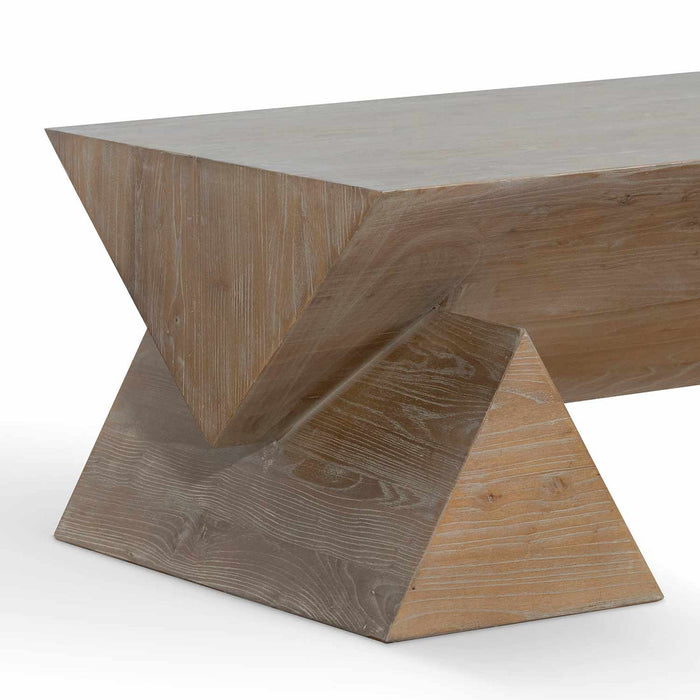 Calibre Furniture Davila 1.52m Elm Coffee Table - Natural