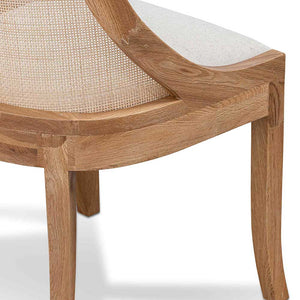 Calibre Furniture Set of 2 - Arla Dining Chair - Light Beige
