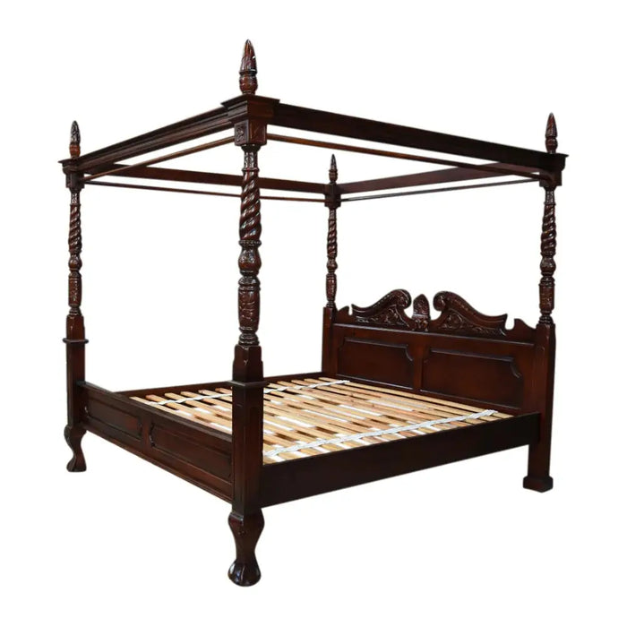 Hudson Furniture Queen Anne Four Poster Bed - Queen Size