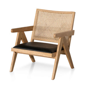 Calibre Furniture Castro Rattan Armchair - Distress Natural and Black Seat