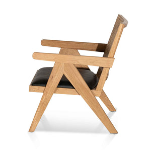 Calibre Furniture Castro Rattan Armchair - Distress Natural and Black Seat