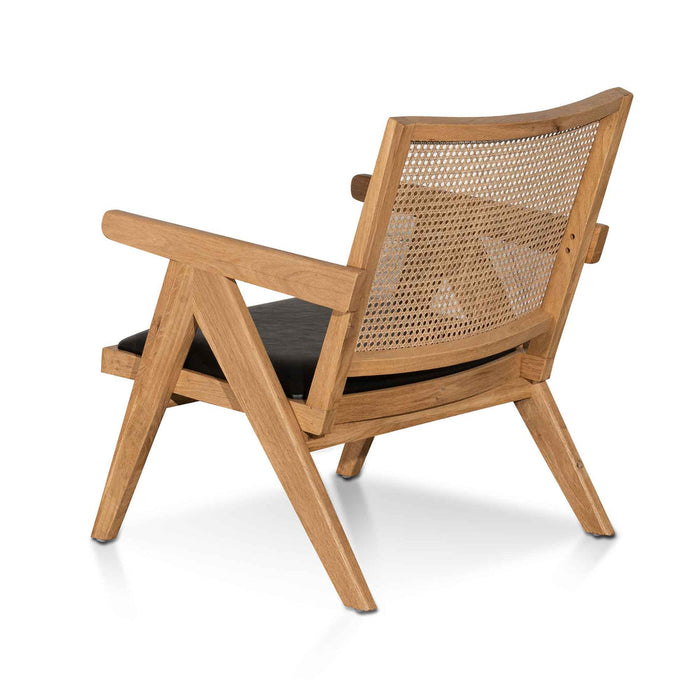 Calibre Furniture Castro Rattan Armchair - Distress Natural and Black Seat