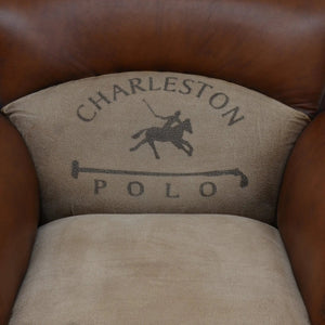 Charleston Polo Club Vintage Country Lounge Chair
