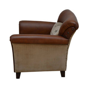 Charleston Polo Club Vintage Country Lounge Chair