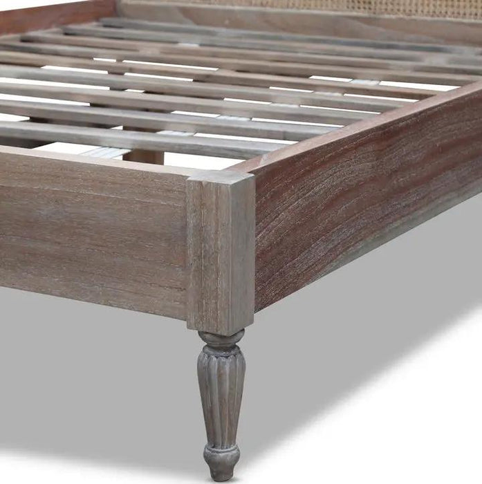 Hudson Furniture Queen Size Marseille Rattan Bed Frame