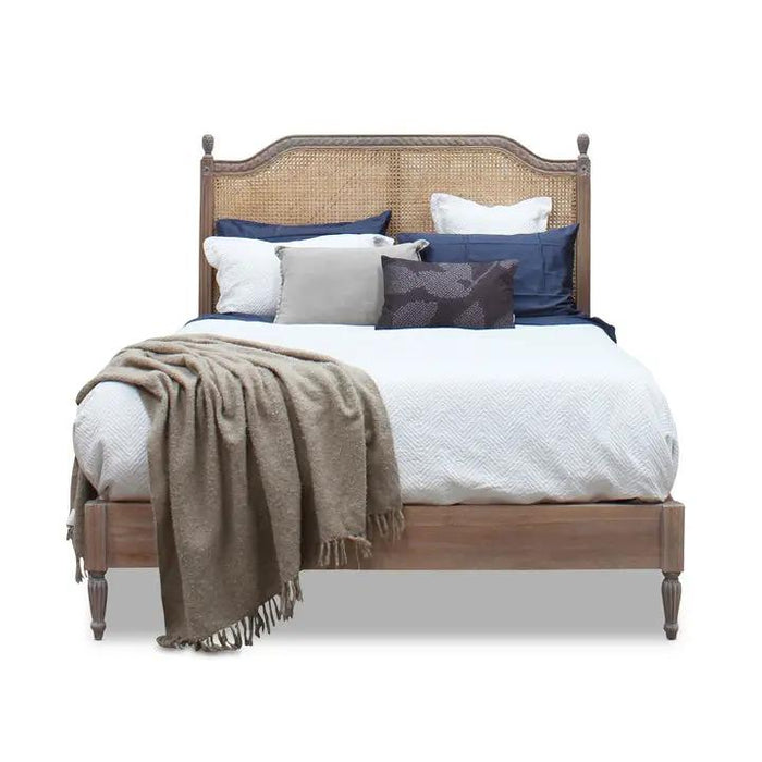 Hudson Furniture Queen Size Marseille Rattan Bed Frame