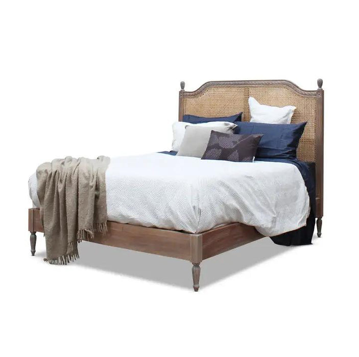 Hudson Furniture Queen Size Marseille Rattan Bed Frame