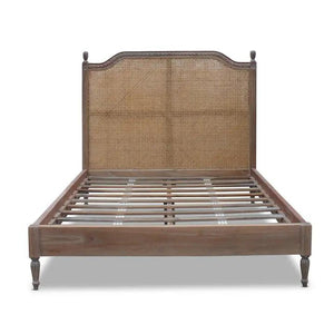 Hudson Furniture Queen Size Marseille Rattan Bed Frame