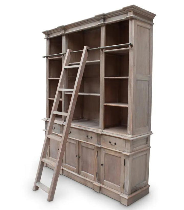 Hudson Furniture Estate Bookcase with Ladder