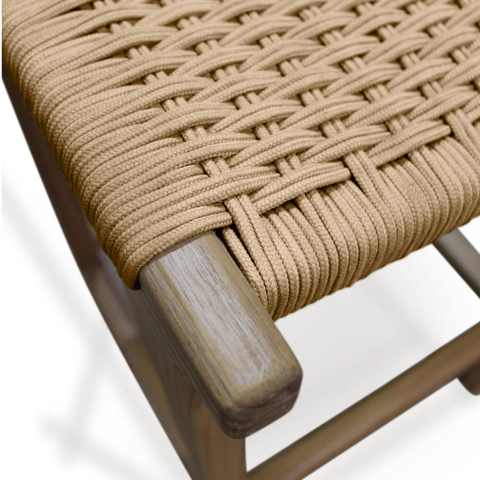 Hudson Furniture String Weave Timber Stool