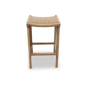 Hudson Furniture String Weave Timber Stool