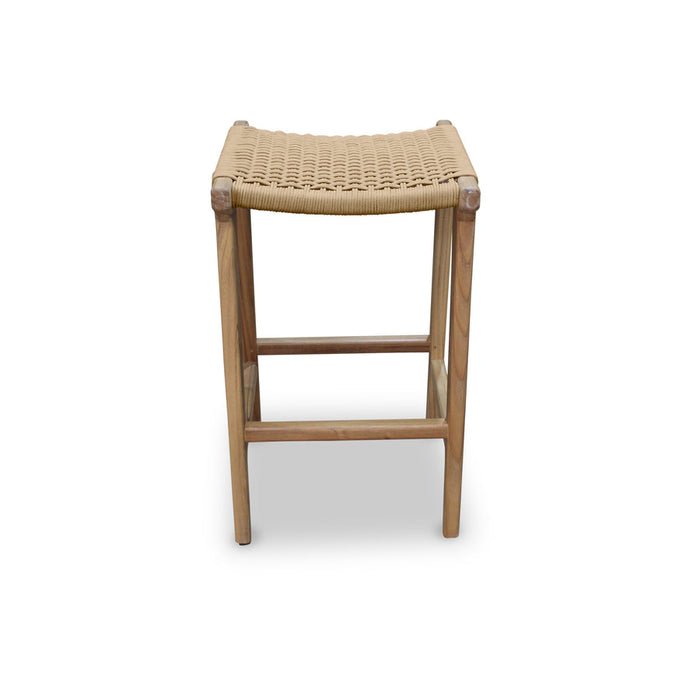 Hudson Furniture String Weave Timber Stool