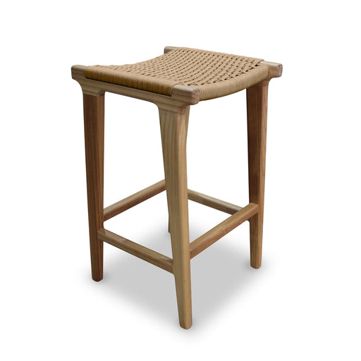 Hudson Furniture String Weave Timber Stool