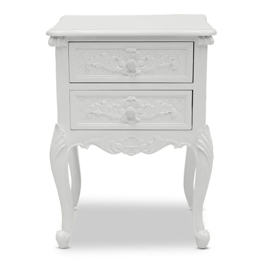 Hudson Furniture Louis Two Drawer Bedside Table